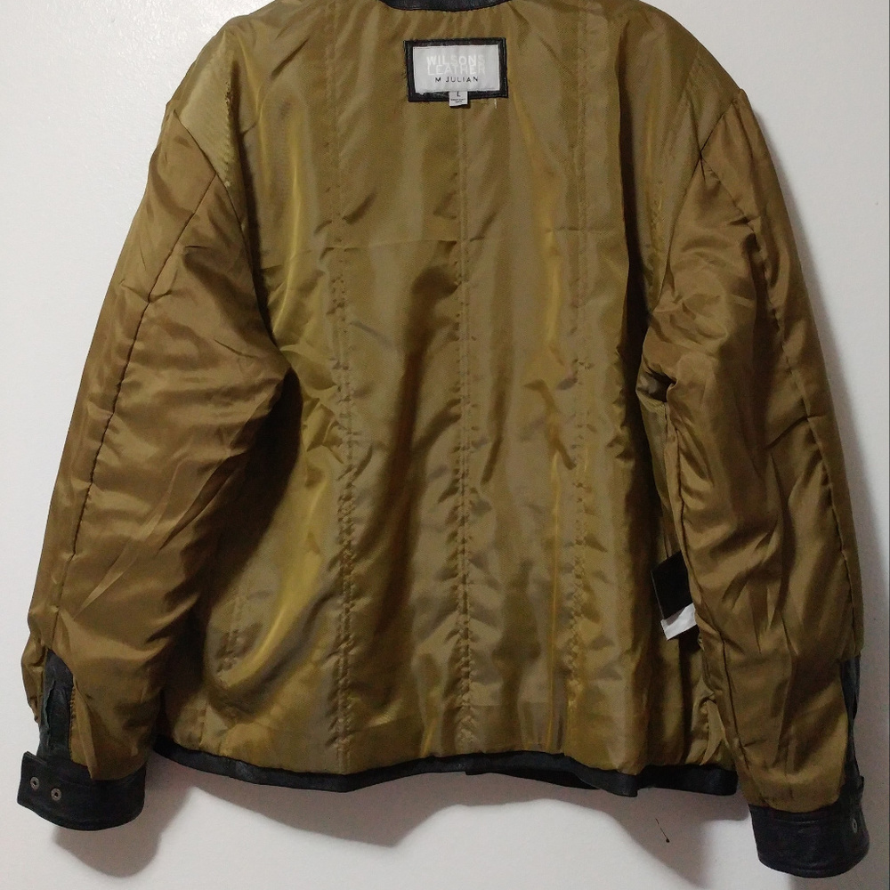 Wilson Leather  M Julian Jacket Black Size Large_4